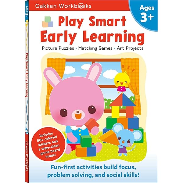 Play Smart Brain Boosters Age 3+: Preschool Activity Workbook with